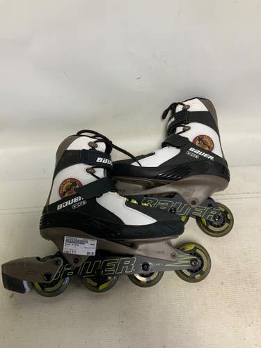 Used Bauer X-CITE Senior Rec Fitness Skates White Senior 8.5 11823-S000042088