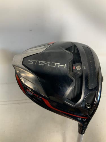 Used Taylormade STEALTH PLUS+ Mens Driver RH 8.0 Degree 11823-S000042085