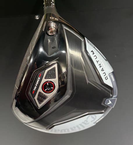 Callaway Quantum Max Driver 9.0* Stiff HZRDUS Black 60g RH Used