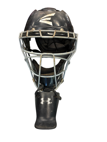 Used Easton CATCHER HELMET WITH MASK Catchers Helmet w/Mask Black MD 11682-S000140123