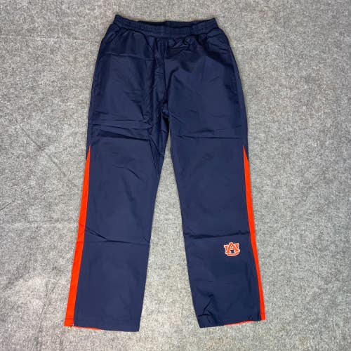 Auburn Tigers Mens Pants Extra Small Navy Orange Under Armour Track Ankle Zip