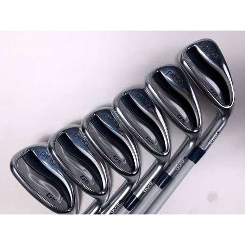 Ping G LE 3 Iron Set 7-PW+GW+SW Black Dot ULT250 Ladies Graphite Womens RH