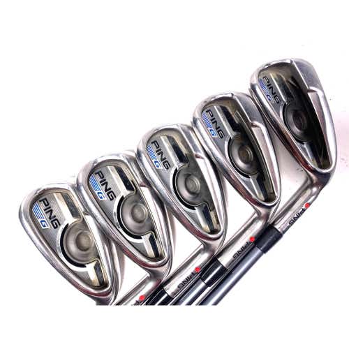 Ping G 2016 Iron Set 7-PW+GW Red Dot 1* Flat CFS 70 70g Regular RH