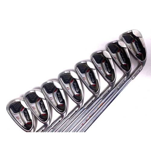 Ping G20 Iron Set 4-PW+SW Black Dot CFS Stiff Steel Mens RH