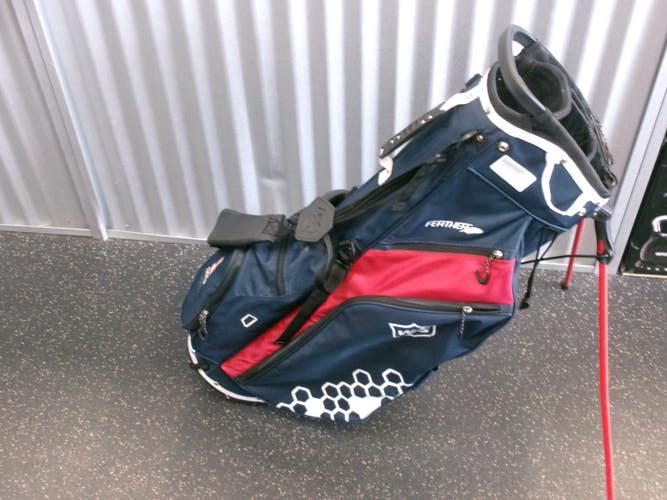 Used Wilson STAND BAG Mens Stand Bag Navy Blue 11868-S000072198