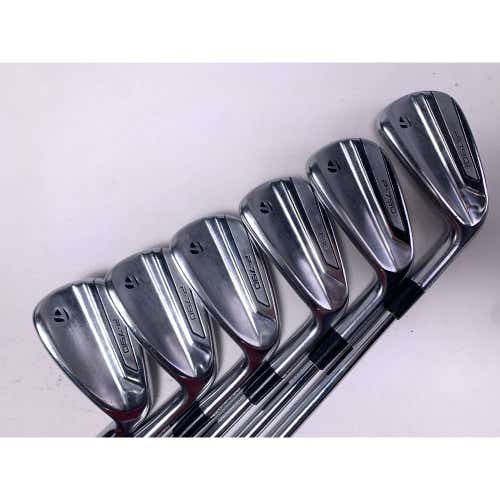 TaylorMade P790 2019 Iron Set 5-PW DG S400 Tour Issue Stiff Steel Mens RH