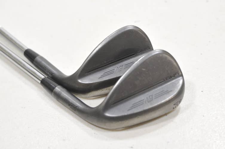 Titleist Vokey SM9 Jet Black 54*, 58* Wedge Set RH BV Wedge Flex Steel #228178