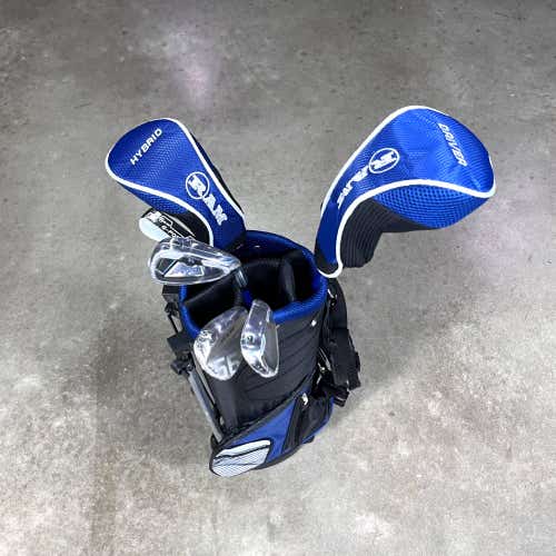 RAM G-Force Club Set Driver 5H 7 & 9 SW Putter Junior RH HC +Bag 51"-54"