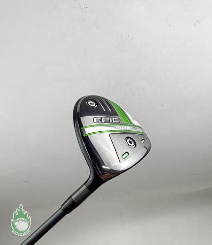 Right Handed Callaway EPIC Max Fairway 3 Wood HZRDUS Smoke Stiff Golf Club