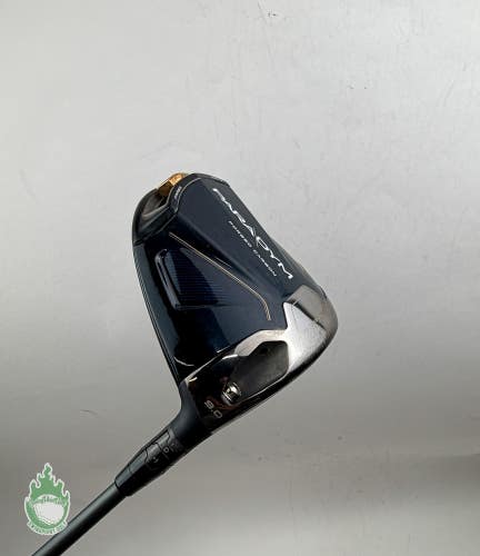 Used RH Callaway Paradym Driver 9* HZRDUS Smoke 60g Stiff Graphite Golf Club