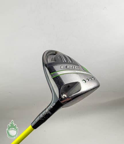Used RH Callaway EPIC Max Driver 10.5* Proforce V2 50g Stiff Graphite Golf Club