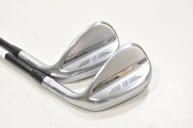 Titleist Vokey SM10 Tour Chrome 54*, 58* Wedge Set Regular Flex Graphite #227773