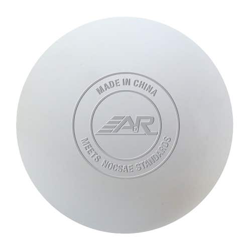 A&R Sports Lacrosse Ball – White – Regulation Size (New)