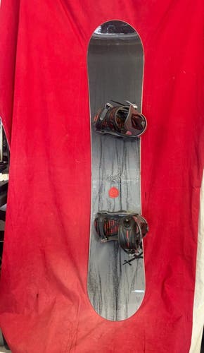 Snowboard: K2 Snowboard All Mountain With Bindings Directional Twin 155 cm (Used)