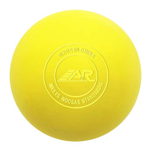 A&R Sports Lacrosse Ball – Yellow (New)
