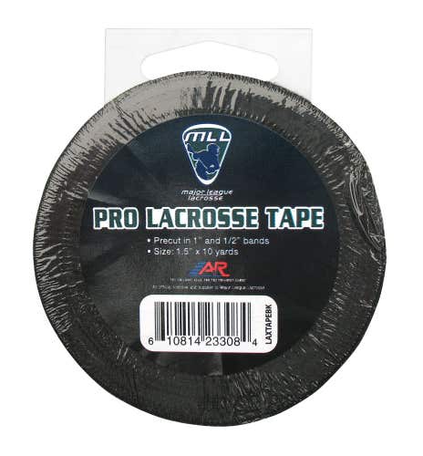 A&R Sports Lacrosse Tape – Black – Lacrosse Stick Tape