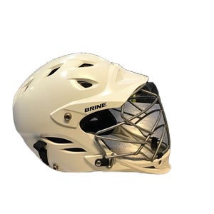 Used Brine STR Lacrosse Helmet White XS/S 11730-S000073711