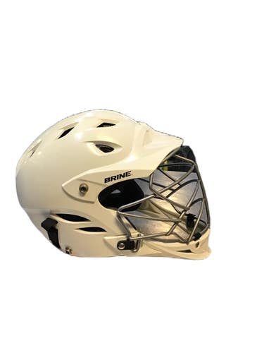 Used Brine STR Lacrosse Helmet White XS/S 11730-S000073711