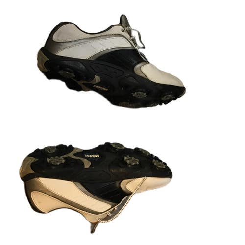 Used Foot Joy 45017 Mens Golf Shoes White Senior 6 11730-S000073770