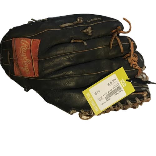 Used Rawlings Baseball/SB Glove RH Throw Black 12" 11730-S000074034