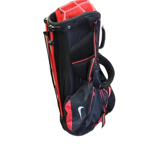 Used Nike VS-R Mens Stand Bag Black And Red 11730-S000074049