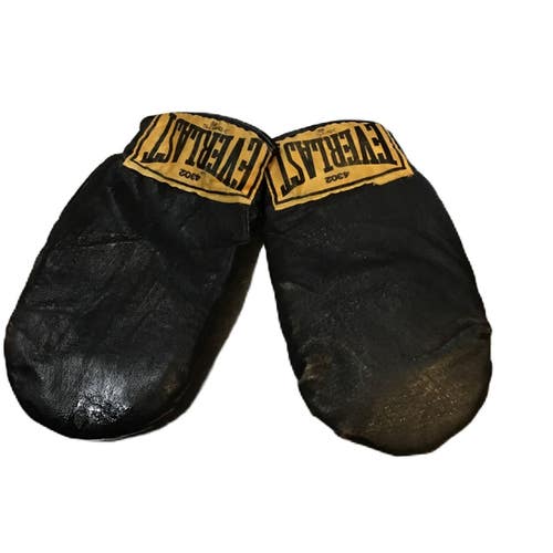 Used Everlast Heavy Bag Gloves Black Senior 11730-S000074099