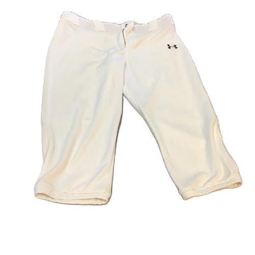 Used Under Armour 1378698 baseball/SB Pant Boys White XL 11730-S000074121