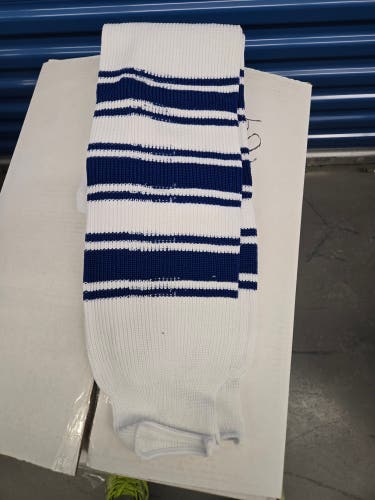 Toronto Maple Leafs colours Athletic Knit Socks (New) youth SMALL