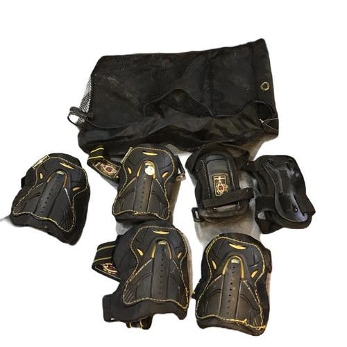 Used BoneShieldz Inline Protective Set Black SM 11730-S000074219