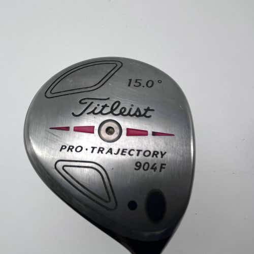 Titleist 904 F 3 Fairway Wood 15* True Temper Dynamic Gold S300 Stiff RH