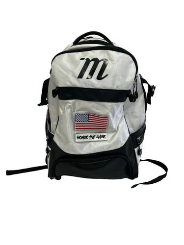 Used Marucci BACKPACK BB/SB Player Backpack White 11692-S000157818
