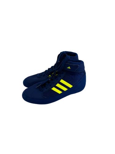 Used Adidas HVC Wrestling Shoes Navy Blue Junior 02.5 11692-S000157830
