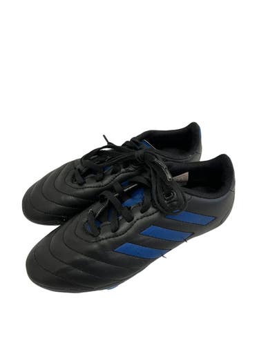 Used Adidas GOLETTO Soccer Cleats Black And Navy Blue Junior 01.5 11692-S000157421
