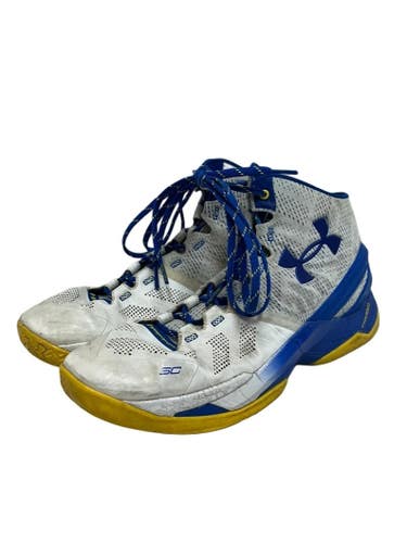 Used Under Armour SC Basketball Shoes M White Senior 10.5 11692-S000157541