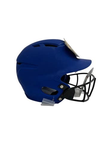 Used Demarini PARADOX Batting Helmet w/Mask Royal Blue S/M 11692-S000157653