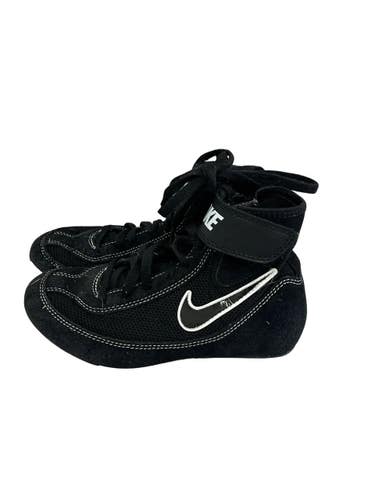 Used Nike SPEEDSWEEP Wrestling Shoes Black Junior 01 11692-S000157699