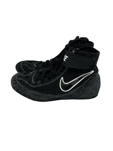 Used Nike SPEEDSWEEP Wrestling Shoes Black Junior 04 11692-S000157700