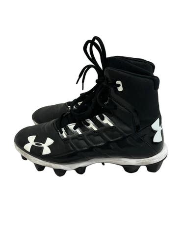 Used Under Armour RENEGADE RM Jr FB Cleats Black And White Junior 02 11692-S000157706