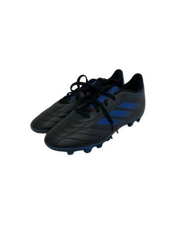 Used Adidas GOLETTO Soccer Cleats Black And Royal Blue Senior 5 11692-S000157772
