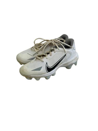 Used Nike TROUT BB/SB Cleats White Junior 04 11692-S000157815