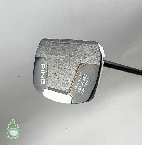 Right Hand Ping Scottsdale Ally Blue Onset 32.75" Putter Graphite Golf Club