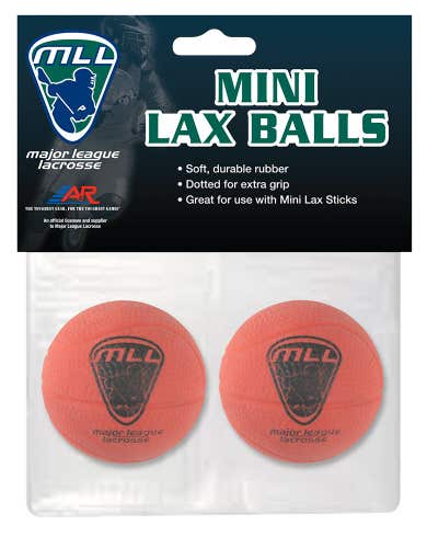 A&R Sports MLL Mini Lacrosse Balls – 2-Pack (New)
