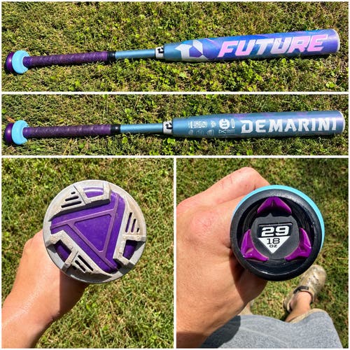 2027 DeMarini Future Composite Bat (-11) 18 oz 29" (Used)