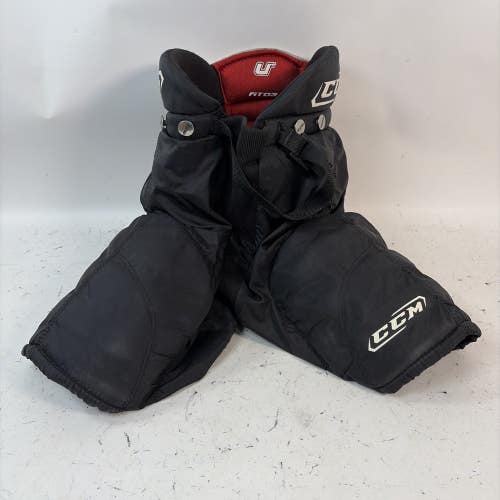 CCM U Fit 03 Hockey Pants, Black, Youth Large