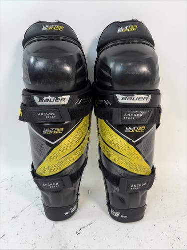 Bauer Ultra Sonic Hockey Shin Guards, 10"