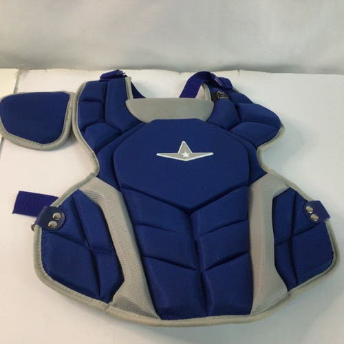 All Star Top Star Youth Catcher's Chest Protector Royal Blue Age 7-9 (Used)