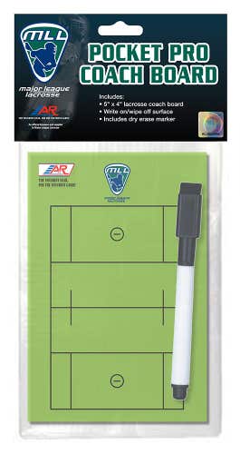 A&R Sports MLL Lacrosse Pocket Coach Board – Lacrosse Coaching Board (New)