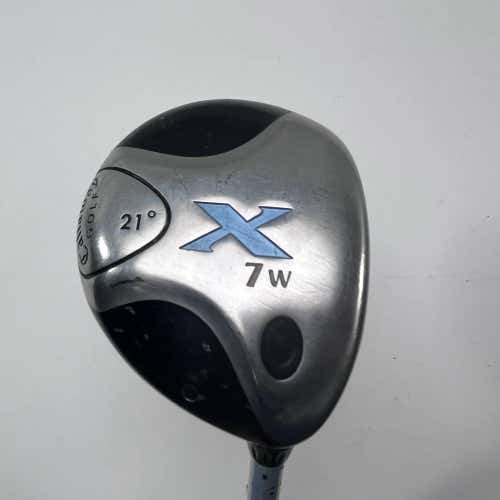 Callaway X 7 Fairway Wood 21* Fujikura Gems UltraLight 55g Ladies RH