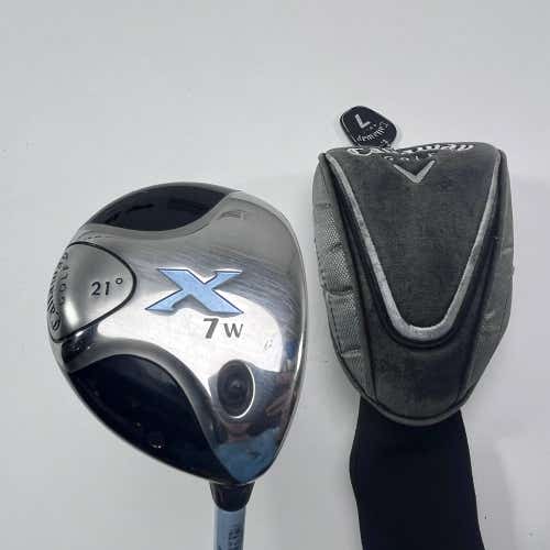 Callaway X 7 Fairway Wood 21* Fujikura Gems UltraLight 55g Ladies RH