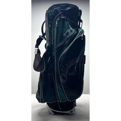 Callaway Warbird Stand Bag Green 7-Way Divide Dual Strap Golf Bag